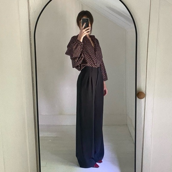 DÔEN Blouse Doen Ojai Printed Button Front Top in Harbor Medallion D’Arles - Picture 10 of 16